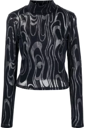 ECKHAUS LATTA Top con cuello alto de manga larga
