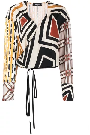 Dsquared2 Blusa con motivo geométrico