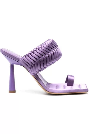 Gia Borghini Sandalias con puntera cuadrada y tacón de 110mm