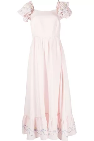Helmstedt Vestido Brise con detalle de volantes