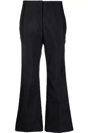 Jil Sander Pantalones acampanados de talle alto