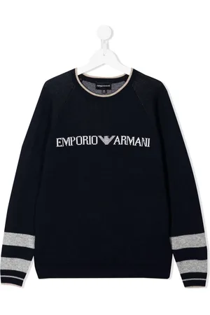 Emporio Armani Jersey con logo y cuello redondo