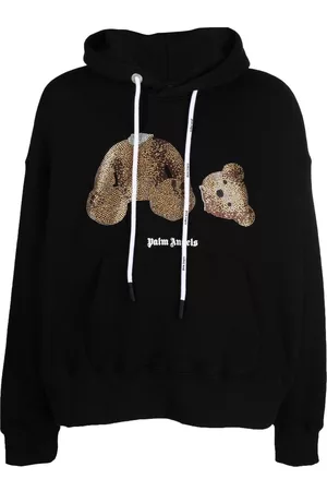 Palm Angels Sudadera Teddy Bear con apliques de cristal
