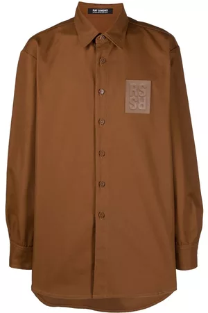 RAF SIMONS Camisa con parche del logo