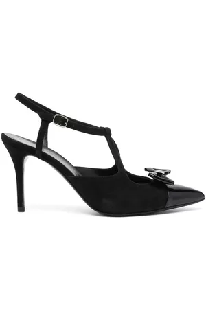 Alessandra Rich Zapatos de tacón con detalle de lazo