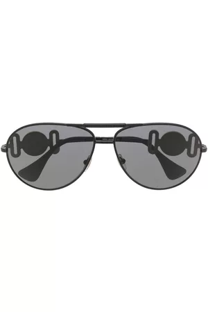 VERSACE Gafas de sol Medusa con montura estilo piloto
