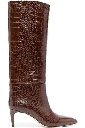 PARIS TEXAS Botas con efecto de cocodrilo