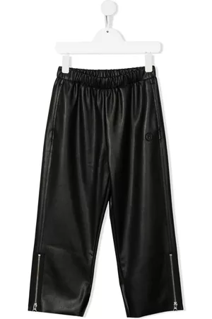 Maison Margiela Pantalones con logo bordado
