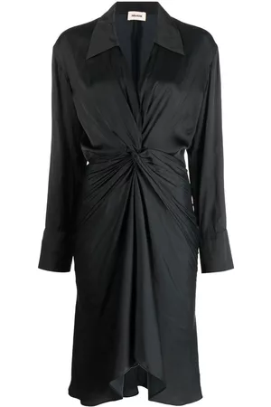 Zadig & Voltaire Vestido midi con cuello en V