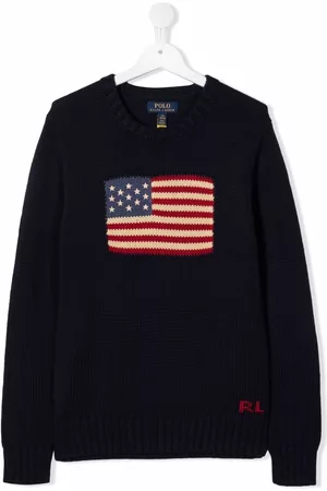Ralph Lauren Jersey largo con motivo de bandera