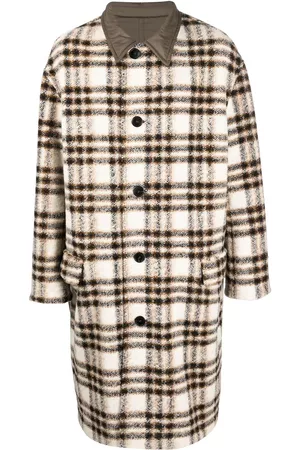 Isabel Marant Abrigo a cuadros con botones