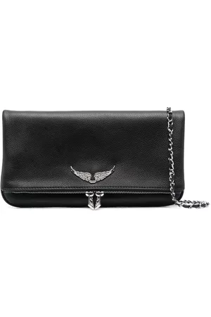 Zadig & Voltaire Bolso de hombro con placa del logo
