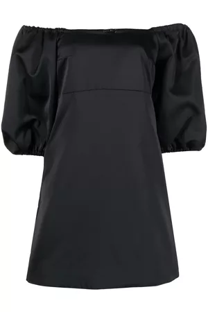 Patou Vestido Bardot corto con manga farol