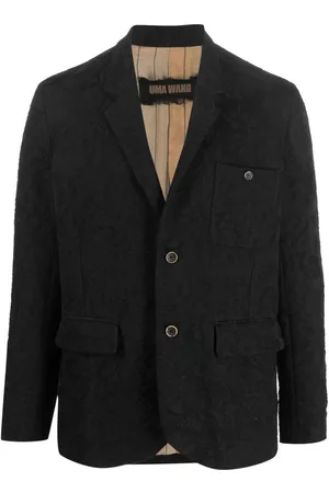 UMA WANG Blazer con botones y motivo en jacquard