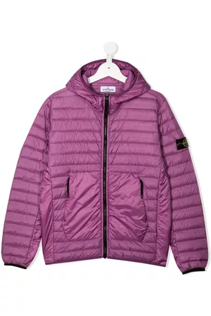 Stone Island Plumífero con parche Compass