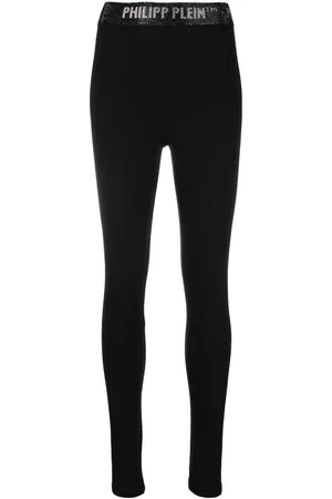 Philipp Plein Leggins con logo en la cinturilla