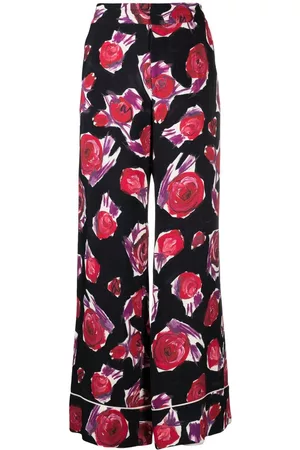 Marni Pantalones anchos con motivo floral