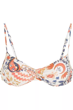 Lygia & Nanny Top de bikini con estampado Fiji