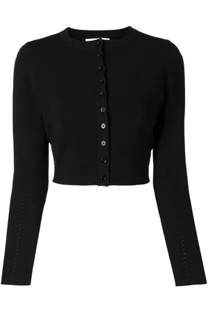 Victoria Beckham Cárdigan corto con detalle calado