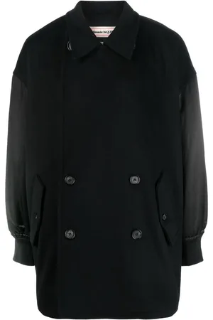 Alexander McQueen Abrigo con doble botonadura