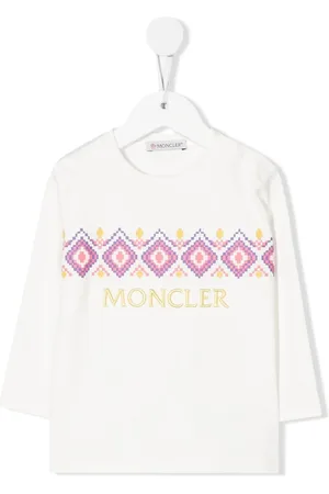 Moncler Camiseta con logo bordado