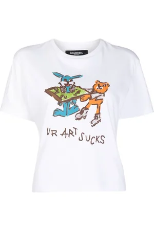 DOMREBEL Camiseta con estampado Ur Art Sucks