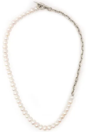 M. COHEN Collar Perla Marinia con cadena
