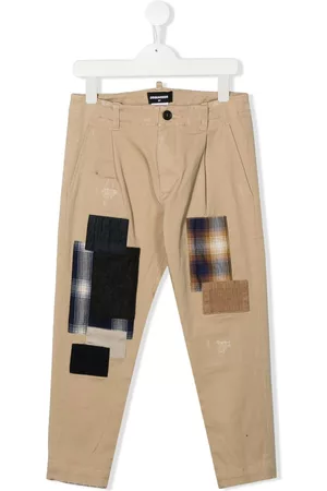 Dsquared2 Pantalones chinos con detalle de parches