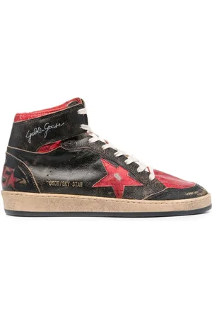 Golden Goose Zapatillas altas con efecto envejecido