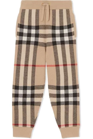 Burberry Pantalones joggers con motivo Vintage Check