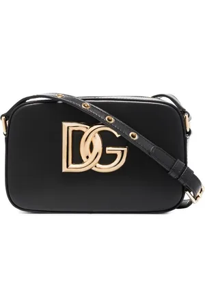 Dolce & Gabbana Bandolera con placa del logo DG