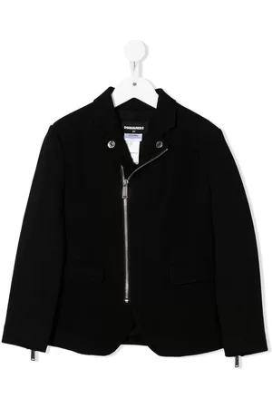 Dsquared2 Chaqueta con logo y cremallera