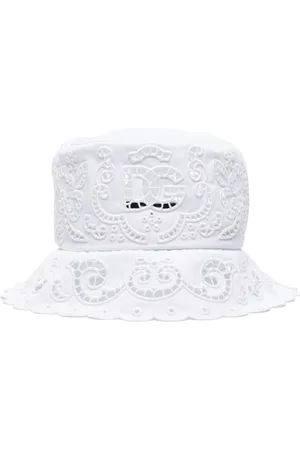 Dolce & Gabbana Sombrero de pescador con bordado inglés