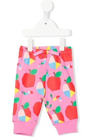 Stella McCartney Pantalones joggers con motivo Apple & Worms