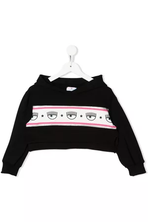Chiara Ferragni Sudadera corta con capucha y logo