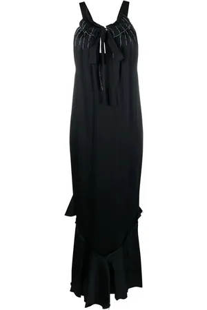Maison Margiela Vestido largo en crepé