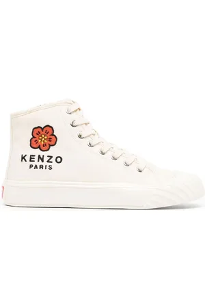Kenzo Zapatillas altas con logo bordado