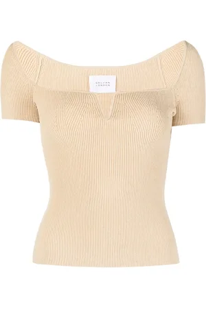 GALVAN Top con cuello en V
