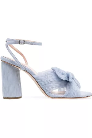 Loeffler Randall Sandalias con detalle plisado de 90mm