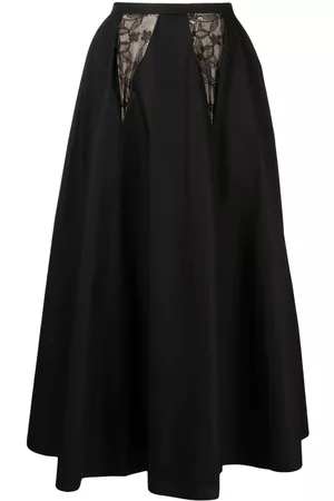 Giambattista Valli Jersey con ribete de plumas de avestruz