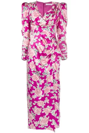 Alessandra Rich Vestido con estampado floral