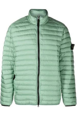 Stone Island Plumífero con parche Compass
