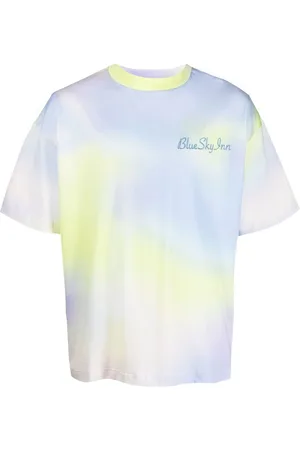 BLUE SKY INN Camiseta con estampado tie-dye con logo