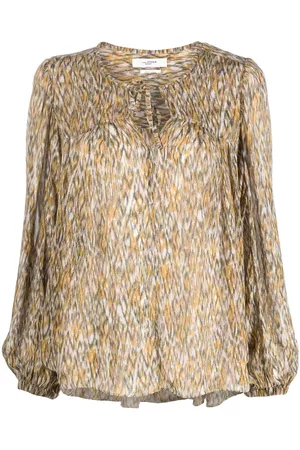 Marant Etoile Blusa acampanada bordada