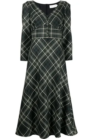 Cubus Vestido Oberon midi a cuadros