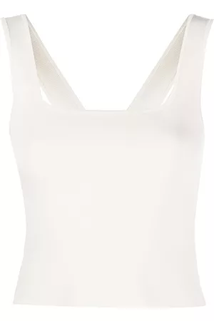 MATTEAU Top de tirantes con cuello cuadrado