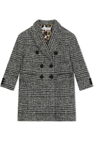 Dolce & Gabbana Abrigo con doble botonadura y cuadros