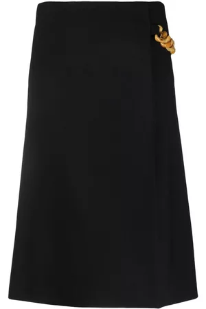 Stella McCartney Falda Falabella acampanada con cadena