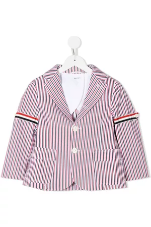 Thom Browne Bufanda con parche del logo