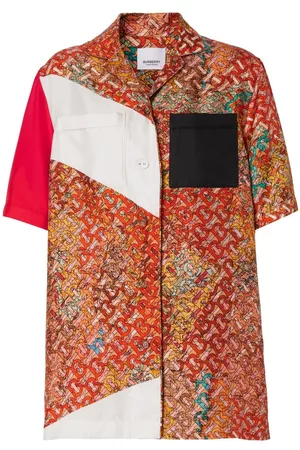 Burberry Camisa con monograma estampado